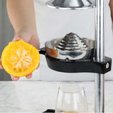 SOGA 2X Commercial Stainless Steel Manual Juicer Hand Press Juice Extractor Squeezer Black