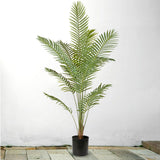 SOGA 210cm Green Artificial Indoor Rogue Areca Palm Tree Fake Tropical Plant Home Office Decor