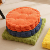 SOGA 4X Orange Round Cushion Soft Leaning Plush Backrest Throw Seat Pillow Home Office Decor