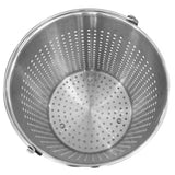 SOGA 2X 98L 18/10 Stainless Steel Perforated Stockpot Basket Pasta Strainer with Handle