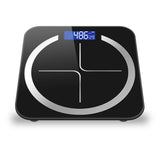 SOGA 2X 180kg Glass LCD Digital Fitness Weight Bathroom Body Electronic Scales Black/Pink