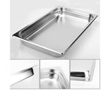 SOGA 6X Gastronorm GN Pan Full Size 1/1 GN Pan 10cm Deep Stainless Steel Tray