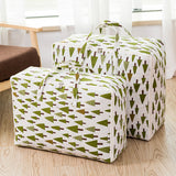 SOGA 2X Green Pine Tree Super Large Storage Luggage Bag Double Zipper Foldable Travel Organiser Essentials