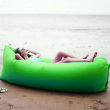 2X Fast Inflatable Sleeping Bag Lazy Air Sofa Green