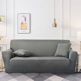 SOGA 4-Seater Grey Sofa Cover Couch Protector High Stretch Lounge Slipcover Home Decor