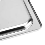 SOGA Gastronorm GN Pan Lid Full Size 1/2 Stainless Steel Tray Top Cover