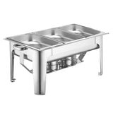 SOGA 4X 9L Stainless Steel 3 Pans Bain-marie Chafing Catering Dish Buffet Food Warmer