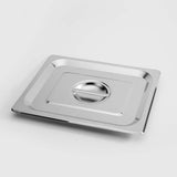 SOGA 6X Gastronorm GN Pan Full Size 1/2 GN Pan 6.5cm Deep Stainless Steel Tray With Lid