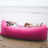 Fast Inflatable Sleeping Bag Lazy Air Sofa Pink