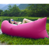 Fast Inflatable Sleeping Bag Lazy Air Sofa Pink