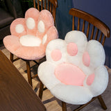 SOGA 70cm White Paw Shape Cushion Warm Lazy Sofa Decorative Pillow Backseat Plush Mat Home Decor