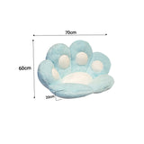 SOGA 70cm Mint Blue Paw Shape Cushion Warm Lazy Sofa Decorative Pillow Backseat Plush Mat Home Decor