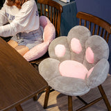 SOGA 70cm Pink Paw Shape Cushion Warm Lazy Sofa Decorative Pillow Backseat Plush Mat Home Decor