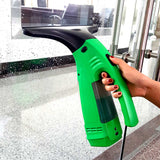 Electric Window Cleaner Wiper Green Bathroom Shower Squeegee Glass Screen Tile Car Green