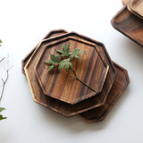 SOGA 2X 25cm Octagon Wooden Acacia Food Serving Tray Charcuterie Board Centerpiece  Home Decor