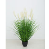 SOGA 4X 110cm Artificial Indoor Potted Reed Bulrush Grass Tree Fake Plant Simulation Decorative