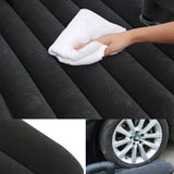 SOGA 2X Black Stripe Inflatable Car Mattress Portable Camping Rest Air Bed Travel Compact Sleeping Kit Essentials