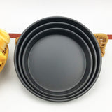 SOGA 6X 9-inch Round Black Steel Non-stick Pizza Tray Oven Baking Plate Pan