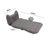 SOGA Grey Honeycomb Inflatable Car Mattress Portable Camping Air Bed Travel Sleeping Kit Essentials