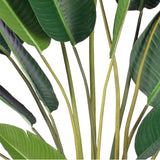 SOGA 220cm Artificial Giant Green Birds of Paradise Tree Fake Tropical Indoor Plant Home Office Decor