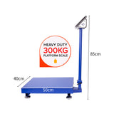 SOGA 4X 300kg Electronic Digital Platform Scale Computing Shop Postal Weight Blue