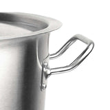 SOGA 21L 18/10 Stainless Steel Stockpot with Perforated Stock pot Basket Pasta Strainer