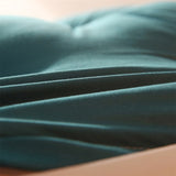 SOGA 4X 150cm Blue-Green Princess Bed Pillow Headboard Backrest Bedside Tatami Sofa Cushion with Ruffle Lace Home Decor