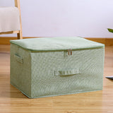 SOGA 2X Green Large Portable Double Zipper Storage Box Moisture Proof Clothes Basket Foldable Home Organiser