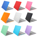 Matte Hardshell Case + Keyboard cover for Apple Macbook Black
