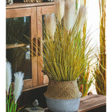 SOGA 2X 137cm Artificial Indoor Potted Reed Bulrush Grass Tree Fake Plant Simulation Decorative