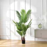 SOGA 4X 180cm Artificial Swallowtail Sunflower Fake Decoration Tree Flower Pot Plant