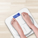 SOGA 2X 180kg Glass LCD Digital Fitness Weight Bathroom Body Electronic Scales Black/White