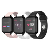 SOGA 2x Waterproof Fitness Smart Wrist Watch Heart Rate Monitor Tracker Black