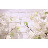 SOGA 10x Artificial Silk Flower Fake Cherry Blossom Bouquet Table Decor White