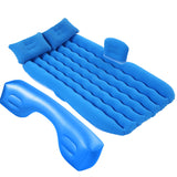 SOGA 2X Blue Ripple Inflatable Car Mattress Portable Camping Air Bed Travel Sleeping Kit Essentials