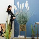 SOGA 110cm Artificial Indoor Potted Reed Bulrush Grass Tree Fake Plant Simulation Decorative