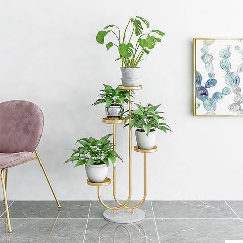 u shaped plant pot SOGA U Shaped Plant Stand Round Flower Pot Tray Living Room Balcony Di – heysNZ
