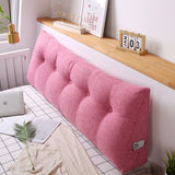 SOGA 180cm Pink Triangular Wedge Bed Pillow Headboard Backrest Bedside Tatami Cushion Home Decor