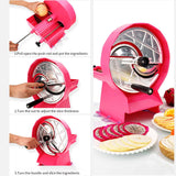 SOGA 2X Commercial Manual Vegetable Fruit Slicer Kitchen Cutter Machine Pink