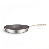 SOGA Stainless Steel Fry Pan 20cm 24cm Frying Pan Skillet Induction Non Stick Interior FryPan