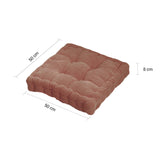 SOGA 4X Coffee Square Cushion Soft Leaning Plush Backrest Throw Seat Pillow Home Office Decor