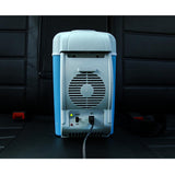 SOGA 2X 7.5L Car Small Refrigerator Cooler Box 12V Mini Fridge Cooler Warmer Blue Color