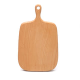 SOGA 2X 33cm Brown Rectangle Wooden Serving Tray Chopping Board Paddle with Handle Home Decor